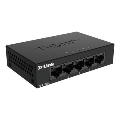 D-Link DGS-105GL/E Netwerk switch 5 poorten 1 GBit/s