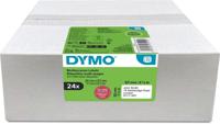 Dymo etiketten LabelWriter ft 57 x 32 mm, verwijderbaar, wit, 1000 etiketten, multipack van 24 rollen - thumbnail