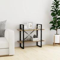 Boekenkast met 4 schappen 80x30x140 cm massief grenenhout - thumbnail