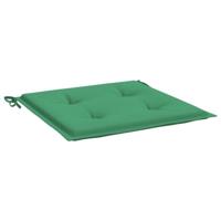 Tuinstoelkussens 2 st 50x50x3 cm oxford stof groen - thumbnail