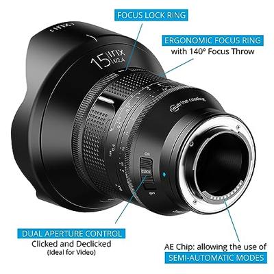 Irix Lens 15mm F/2.4 Dragonfly for Sony