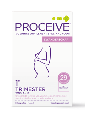 Proceive Zwangerschap Trimester 1 Capsules Proceive Zwangerschap Trimester 1 Capsules