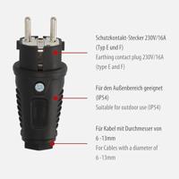 Brennenstuhl Rubber contactstop | 230V/16A | IP54 - 1082040020 - thumbnail