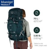 Osprey Ariel Plus 70 Backpack Dames Black WM/L - thumbnail