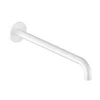 Wastafelkraan Uitloop Hotbath Cobber Rond 30 cm Mat Wit - thumbnail