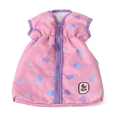 Poppen Slaapzak - Hearts Lila