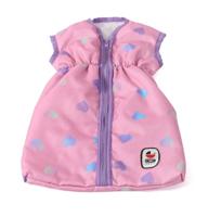 Poppen Slaapzak - Hearts Lila - thumbnail