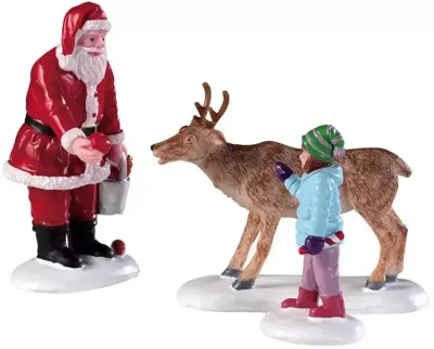 Kerstfiguur Reindeer goodies set of 3 LEMAX - Lemax Kerstfiguur Reindeer goodies set of 3 LEMAX - Lemax