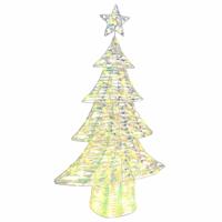Kerstboom met 160 LED Warmwit 150 cm PET - thumbnail