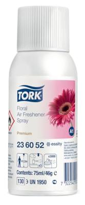 Luchtverfrisser Tork A1 Premium spray bloemen 236052 | 12 stuks