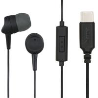 Hama Oordopjes Sea In-ear Microfoon Kabel-knikbescherming USB-C Zwart - thumbnail