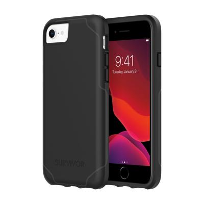 Griffin Survivor Strong - Achterzijde behuizing voor mobiele telefoon - zwart - voor Apple iPhone 6, 6s, 7, 8, SE (2e generatie) Griffin Survivor Strong - Achterzijde behuizing voor mobiele telefoon - zwart - voor Apple iPhone 6, 6s, 7, 8, SE (2e generatie)