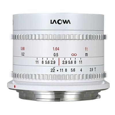 Laowa 9mm T2.9 Zero-D Cine Lens White - Canon RF