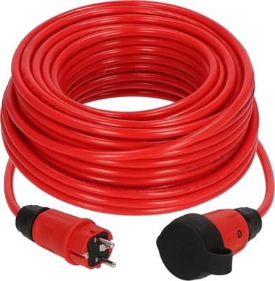 Brennenstuhl Professional Verlengkabel | VQ 2100 | IP44 | 25m | rood | H07BQ-F 3G1,5 - 9161250210