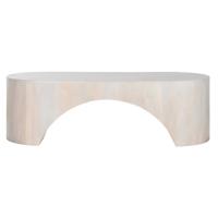 Hoofdtafel Home ESPRIT Wit 137 x 60 x 42 cm - thumbnail