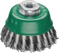 Lessmann Potborstel | schroefdraad d. 65 mm draaddikte 0,5 mm | RVS | 12.500 omw/min | 1 stuk - 482817 482817 - thumbnail