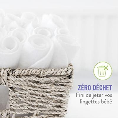 Herbruikbare babydoekjes (x10) BAMBINO MIO wolk