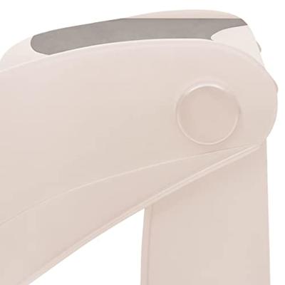 VidaXL Hondentrap 3 treden inklapbaar 50x38x38 cm kunststof crèmekleur