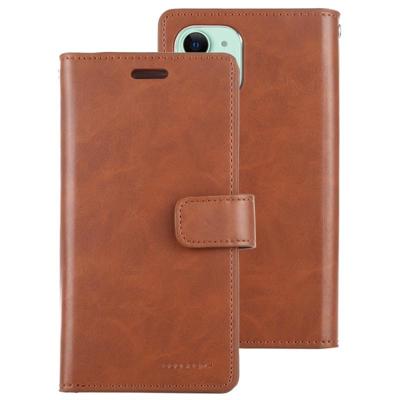 Voor iPhone 12 GOOSPERY MANSOOR Crazy Horse Texture Horizontale Flip Lederen case met Holder & Card Slots & Wallet(Bruin) Voor iPhone 12 GOOSPERY MANSOOR Crazy Horse Texture Horizontale Flip Lederen case met Holder & Card Slots & Wallet(Bruin)
