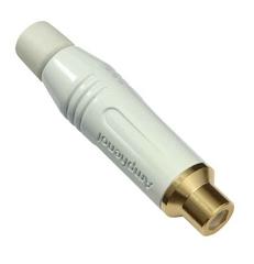 Amphenol ACJR-WHT RCA Connector | Female | Wit