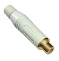 Amphenol ACJR-WHT RCA Connector | Female | Wit - thumbnail