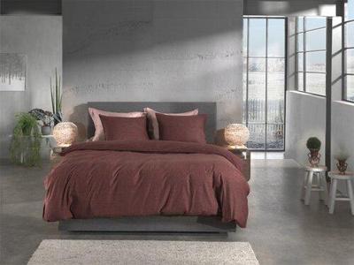 Heckett & Lane Heckett & Lane Franela Dekbedovertrek 240x200/220 Brandy Brown