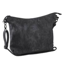 Damestas buidel tas schoudertas BREVARD zwart - thumbnail