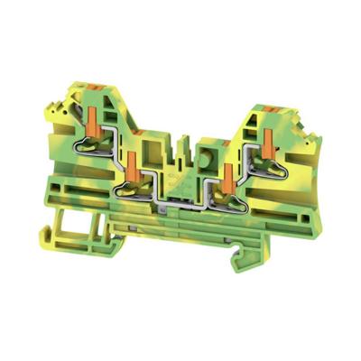 Weidmüller 2847610000 Aardingsklem Push-In-klem, Steekaansluiting Groen-geel 50 stuk(s)