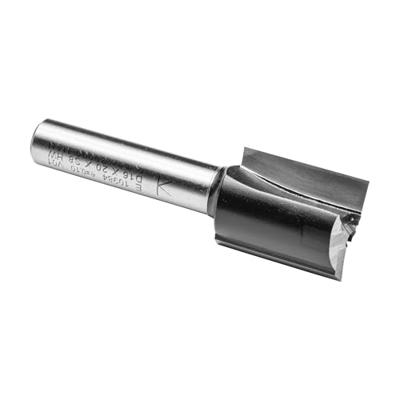 ENT Groeffrees HM 16x20x52mm met HM grondmes, Kolf 8mm - 7910984