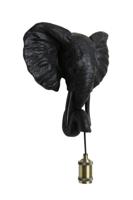 Light & Living Wandlamp 'Elephant' kleur Mat Zwart - thumbnail