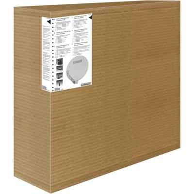 Schwaiger 42 cm satellietschotel lichtgrijs