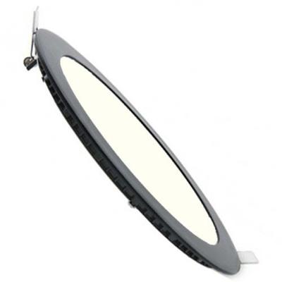 Mat Zwarte LED Downlight Rond 6W - Natuurlijk Wit 4200K - Ø120mm