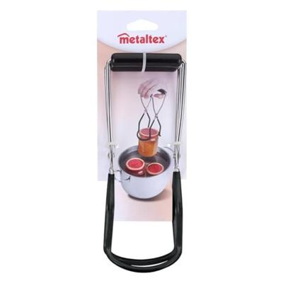 Metaltex Potlifter 22x8.5 cm Zilver/Zwart