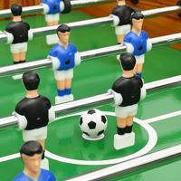 VidaXL Voetbaltafel inklapbaar 121x61x80 cm lichtbruin - thumbnail