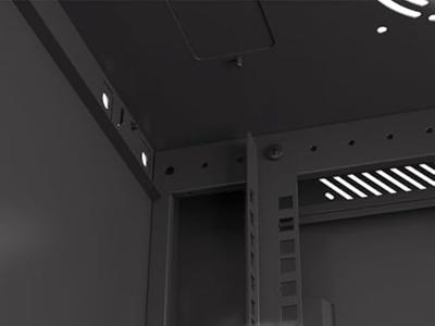 Lanberg WF01-6606-00B rack 6U Wandrek Zwart - thumbnail