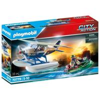 70779 Playmobil politiewatervliegtuig: smokkelaar achtervolging - thumbnail