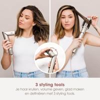 2 in 1 föhn & blaasstyler - SHARK FLEXSTYLE - HD426SLEU - 3 accessoires - Champagne - 1400 W - thumbnail