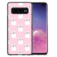 Samsung Galaxy S10+ Back Cover Sleeping Cats - thumbnail