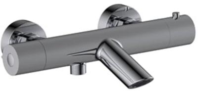 Saqu Eurotrend badkraan thermostatisch mat zwart