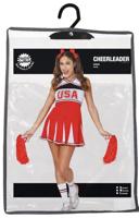 USA Cheerleader outfit dames - thumbnail