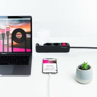 Printplaat NANOCABLE 10.38.0003-BK 3680 W 250 V 1,4 m - thumbnail