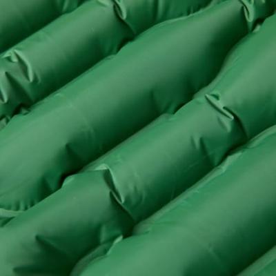 VidaXL Kampeermatras met kussen zelfopblazend 1-persoons groen VidaXL Kampeermatras met kussen zelfopblazend 1-persoons groen