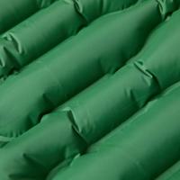 VidaXL Kampeermatras met kussen zelfopblazend 1-persoons groen - thumbnail