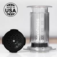 AeroPress Flow Control Filter Cap Koffiezetapparaat-opzetstuk Zwart - thumbnail