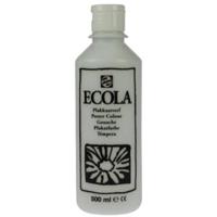 Talens Ecola plakkaatverf flacon van 500 ml, wit - thumbnail