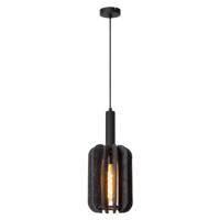 Lucide RAFAL - Hanglamp - Ø 20 cm - 1xE27 - Grijs - thumbnail