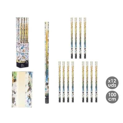 Confettikanon Multicolour Papier Karton Plastic 5 x 98,5 x 5 cm (12 Stuks)