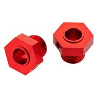 Arrma - Aluminium Wheel Hex (RED) (2PCS) (AR330359) - thumbnail