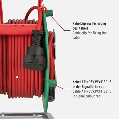 Brennenstuhl Kabelhaspel 40 mtr | IP44 | 3G1.5 | Tuin | Super-Solid | 1188470 - 1188470