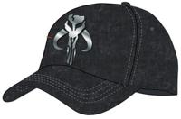 Star Wars The Mandalorian Curved Bill Cap Silver Crest - thumbnail